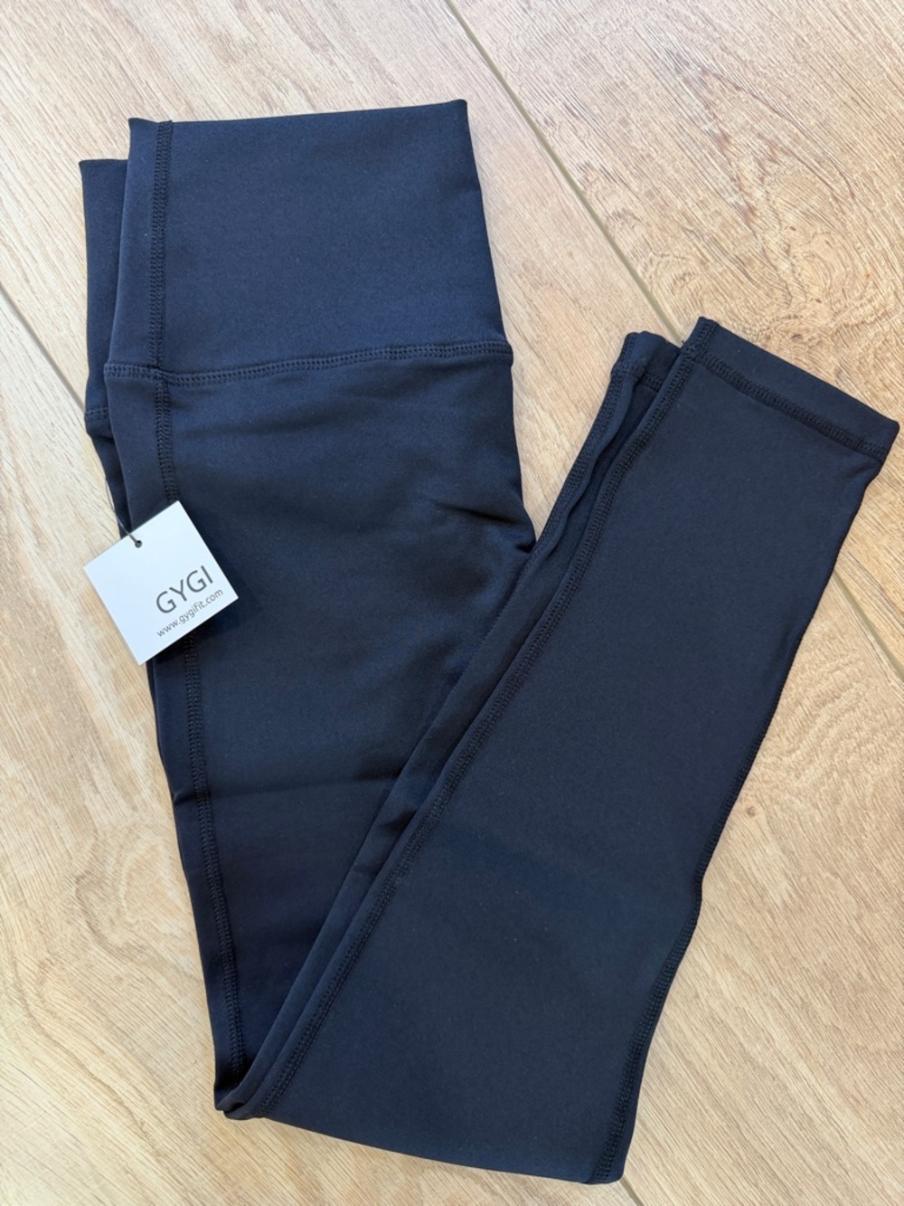 Black High-Waist Performance Leggings for Women